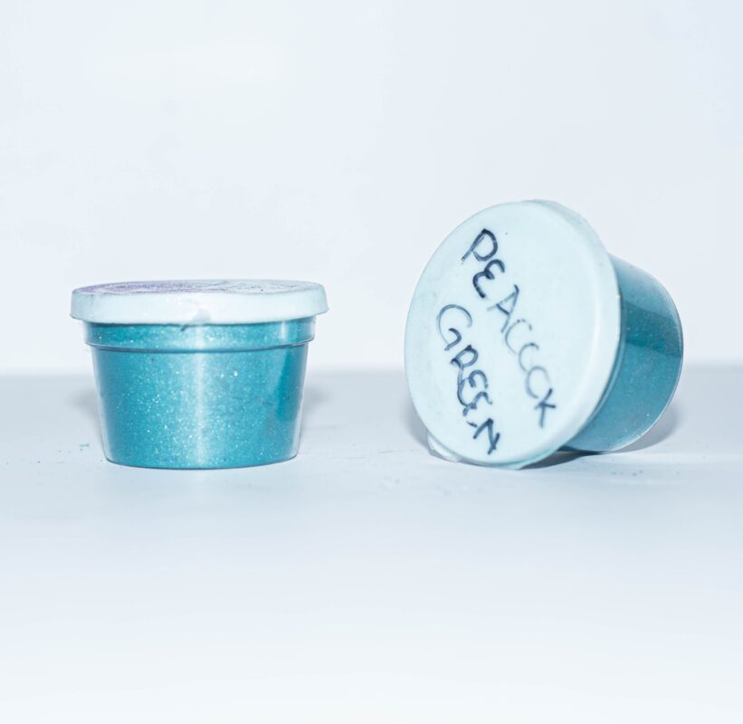 Mica Pigment peakcock green 2