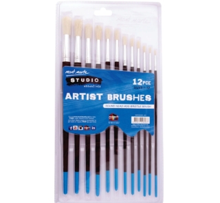 12pcs Studio Artist Brushes Round 1-12 