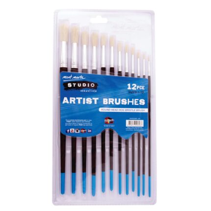 12pcs Studio Artist Brushes Round 1-12 