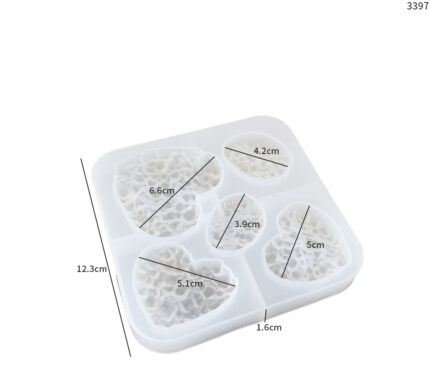 Love Pendants Silicone mold XC102 -29