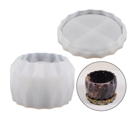 Silicone Mold Jar with Lid XC117 -15