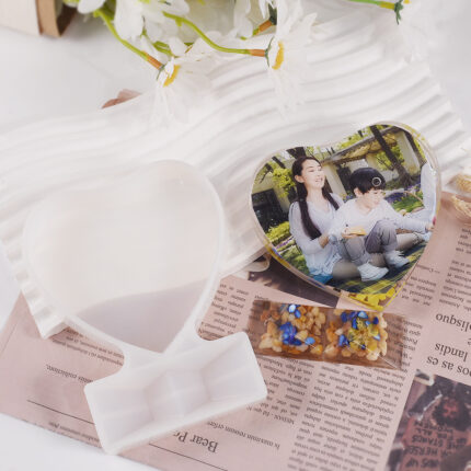 Love shaped DIY Photo Silicone mold XC117 -16