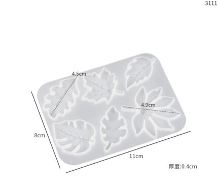 Leaf Shapes Silicone Mold XC117 -18