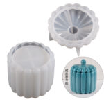 Silicone Mold Jar with Lid XC117 -4