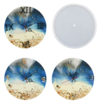 DIY Resin Clock Silicone mold Xc231216 -90