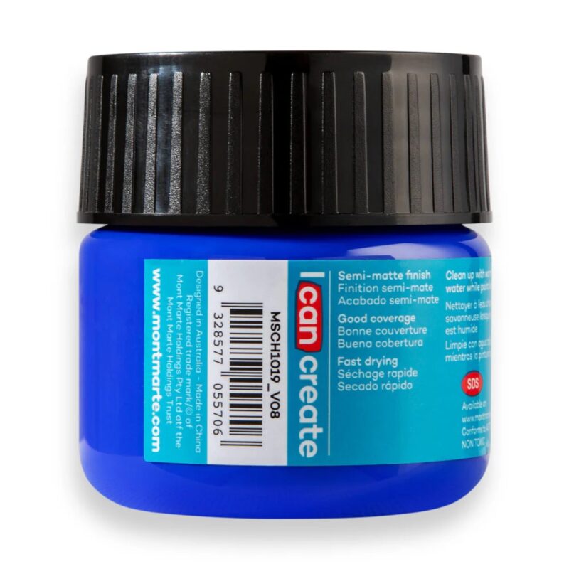 acrylic paint 100ml Ultramarine blue image 2
