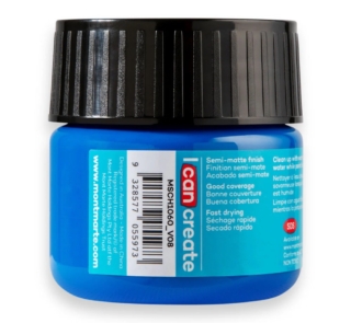 acrylic paint 100ml deep cyan image 3