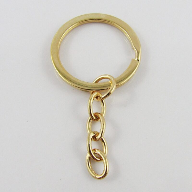 gold keychain rings image 2