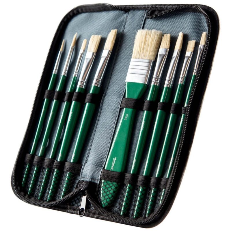 oil paint wallet brush set image 2