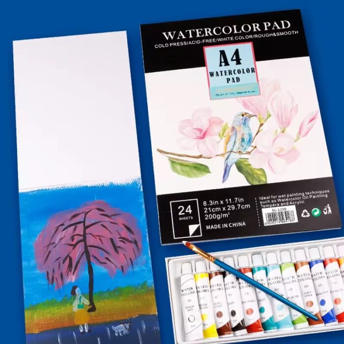 watercolour pad A4 image 1