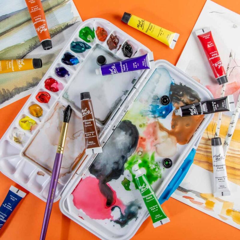 watercolour paint 12pcs x 12ml image 4