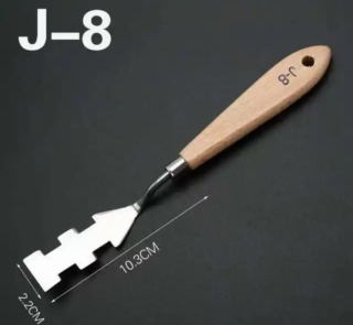 seratted palette knife J 8