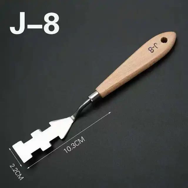 seratted palette knife J 8
