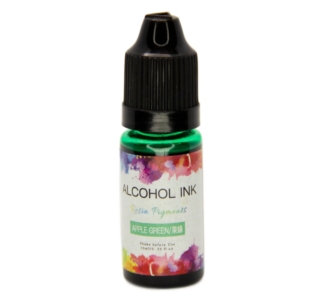 Alcohol Ink Apple Green