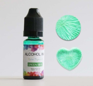 Alcohol Ink Green