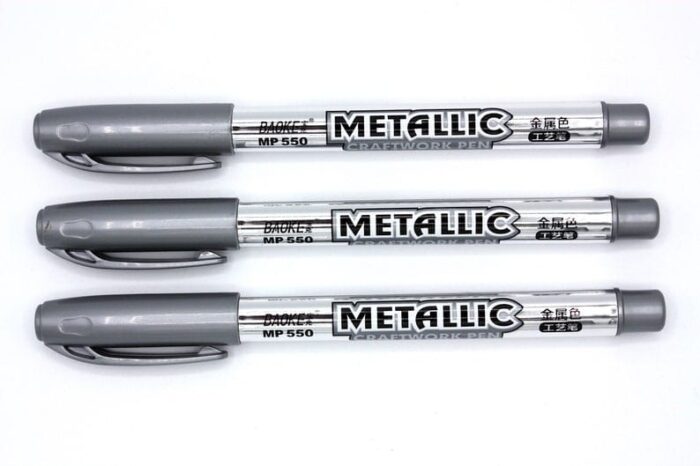 Resin Outliners Metallic Craft pen siilver image 1