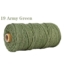 macrame rope 3mm army green image 1