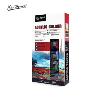 Xinbowen acrylic set 12 x 25mls image 1