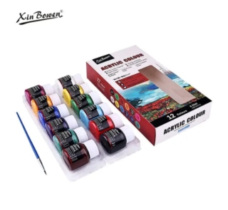 Xinbowen acrylic set 12 x 25mls image 2