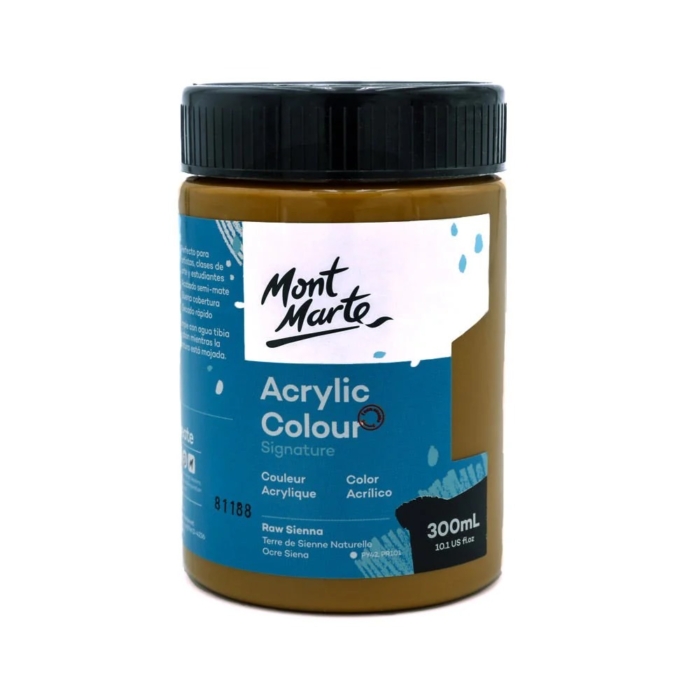 Raw Sienna Acrylic Paint