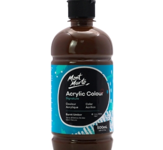 Acrylic Burnt Umber Paint 500ml