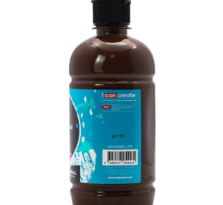 burnt umber 500ml acrylic paint image 2