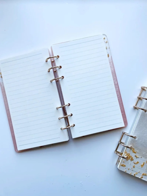 A6 book pages for resin