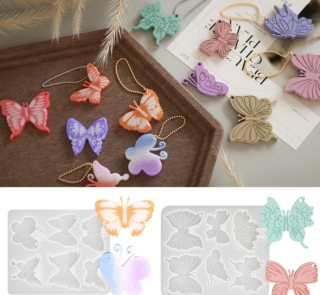 butterfly silicone mold 107 and 108 1