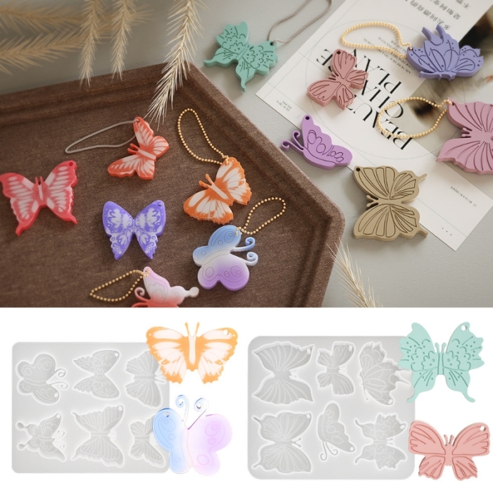butterfly silicone mold 107 and 108 1
