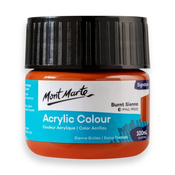 100ml burnt sienna image 1