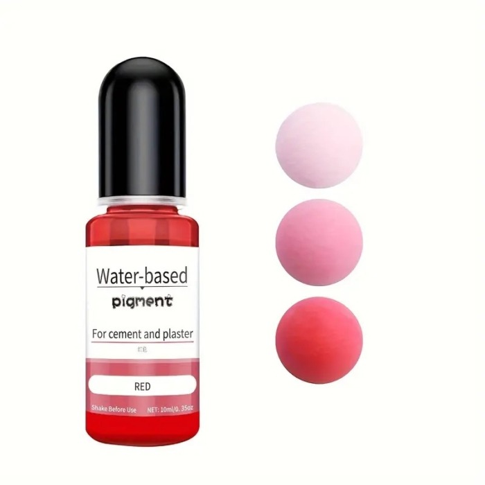 Eco resin Water Pigments Red