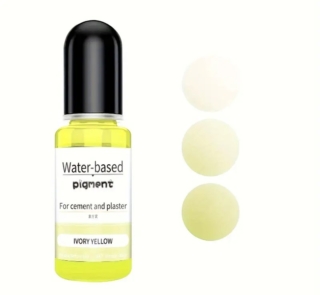 Eco resin Water Pigments ivory yellow