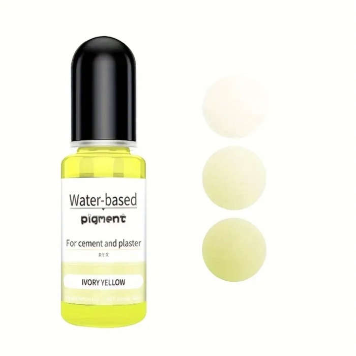 Eco resin Water Pigments ivory yellow