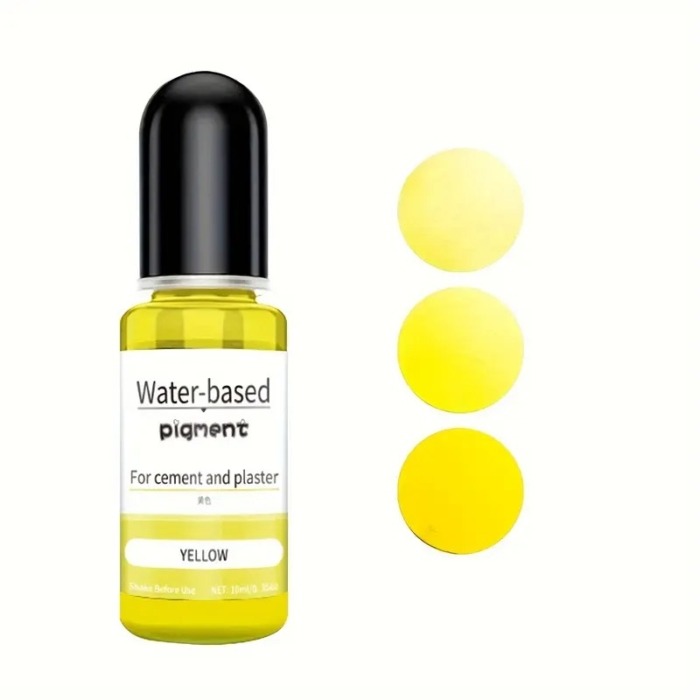 Eco resin Water Pigments yellow
