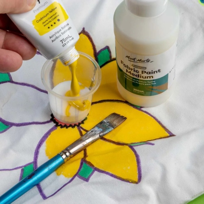 Fabric Paint Medium Premium 250ml Image 4