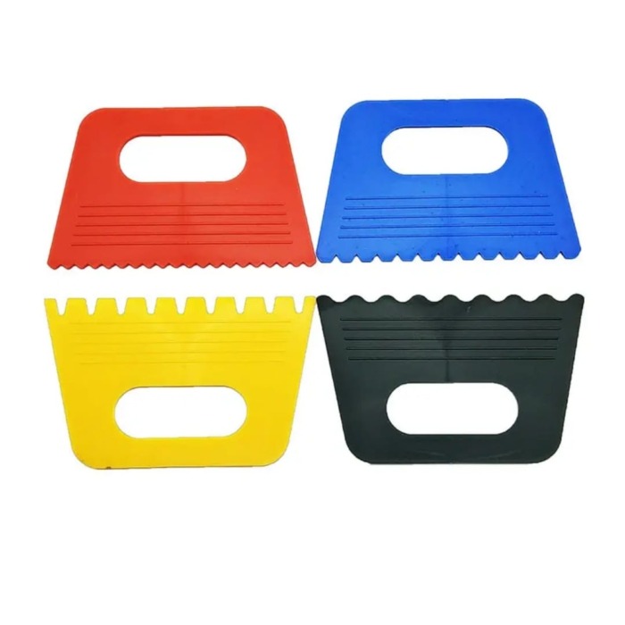 Plastic Paint Scrappers for texture art image 1