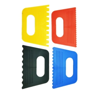 Plastic Paint Scrappers for texture art image 2