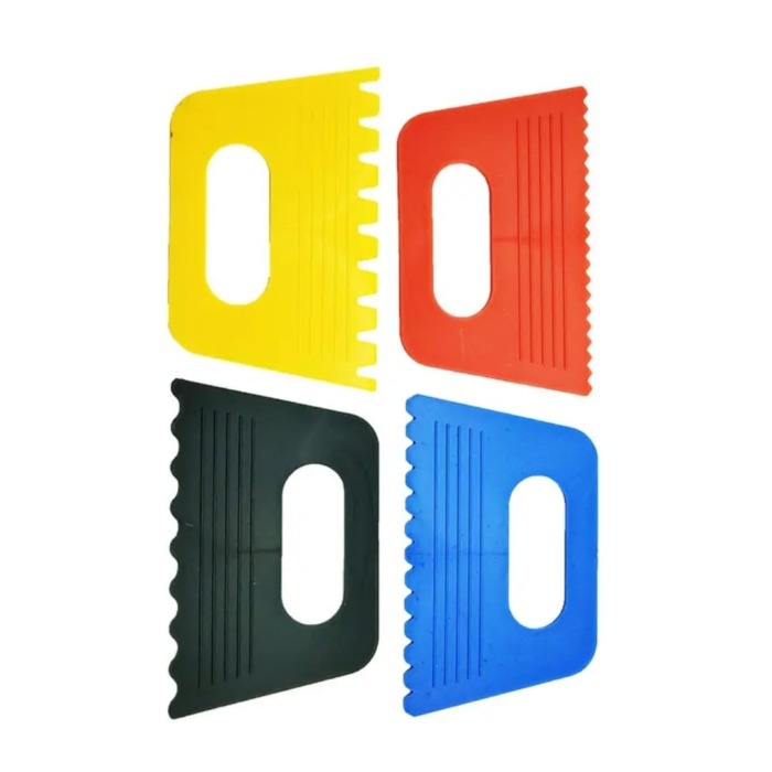 Plastic Paint Scrappers for texture art image 2