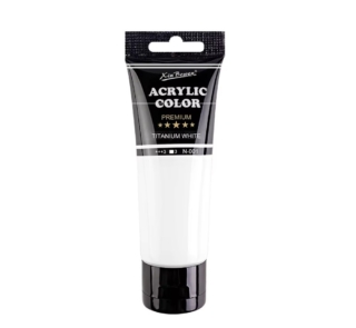 Xinbowen 75mls Acrylic Colour Paint Titanium White image 1