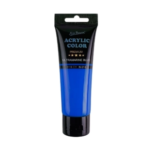 Xinbowen 75mls Acrylic Colour Paint ultramarine blue image 1