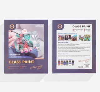 Xinbowen Glass Paints 6 X 30mls image 2