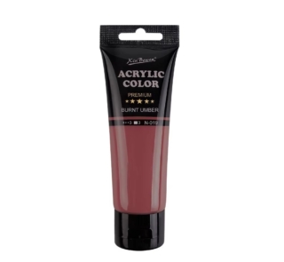 Xinbowen acrylic paint colours Burnt Umber 75mls image 1