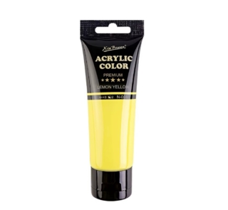 Xinbowen acrylic paint colours Lemon Yellow 75mls image 1