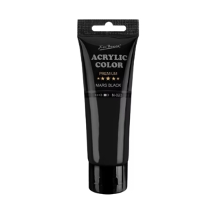 Xinbowen acrylic paint colours Mars Black 75mls image 1