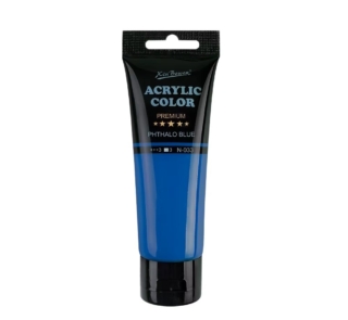 Xinbowen acrylic paint colours Pthalo Blue 75mls image 1