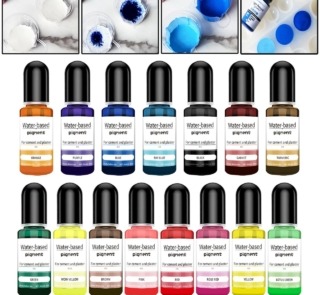 eco resin water pigment Khaki