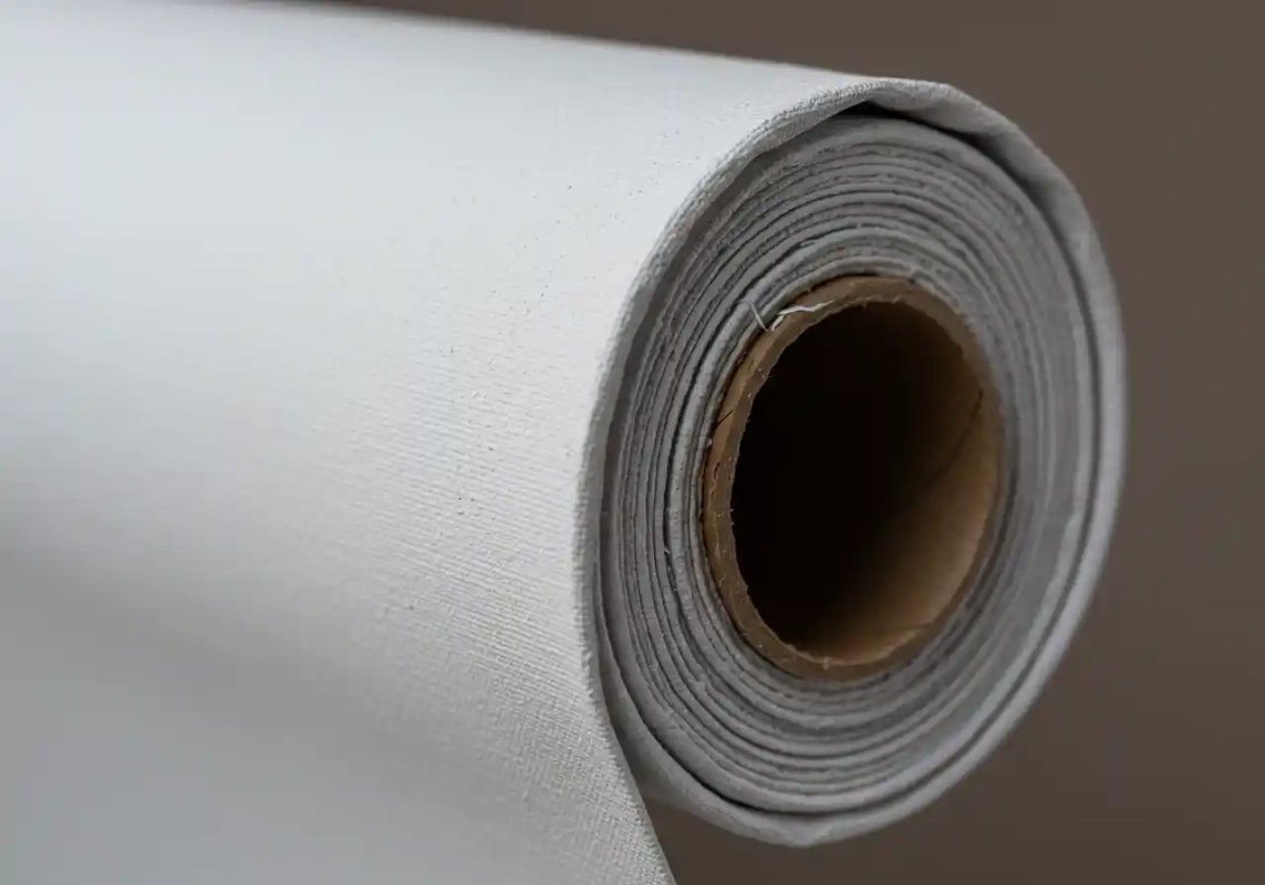 Art Canvas Nairobi | Choose the Perfect Canvas with Sayari 2 Close up of a primed cotton canvas roll