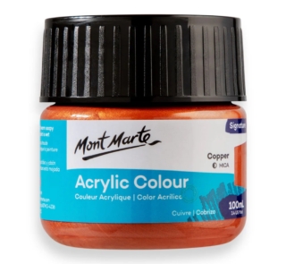 100ml acrylic copper 1