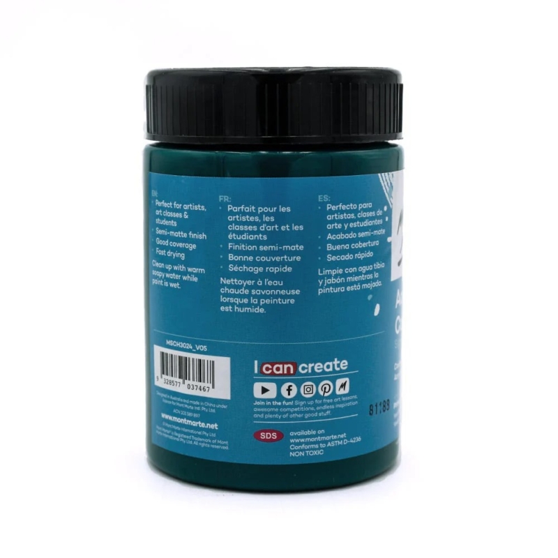300ml Pthalo green acrylic paint 2 1