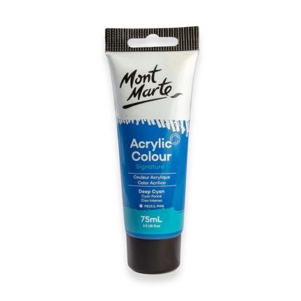 Acrylic Colour Paint Signature 75ml  Tube - Deep Cyan